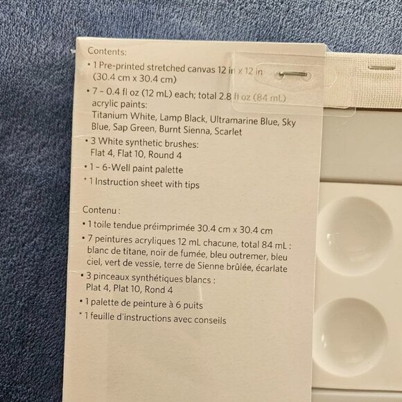 Artist's Loft - Canvas Painting Kit Eiffel Tower Paris France 12 x 12 in - Picture 7 of 7